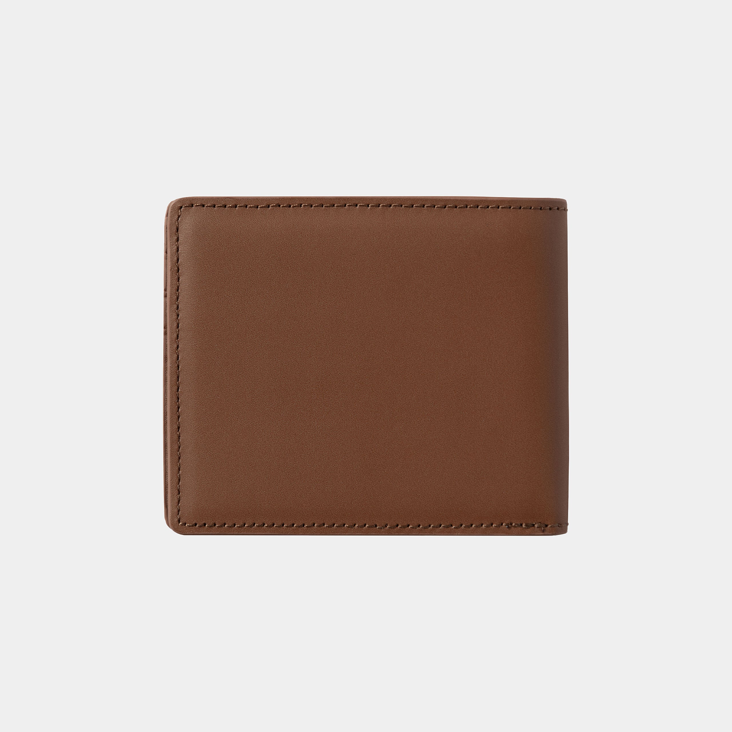 Carhartt WIP Vegas Billfold Wallet-Cognac / Gold Cognac / Gold model front view