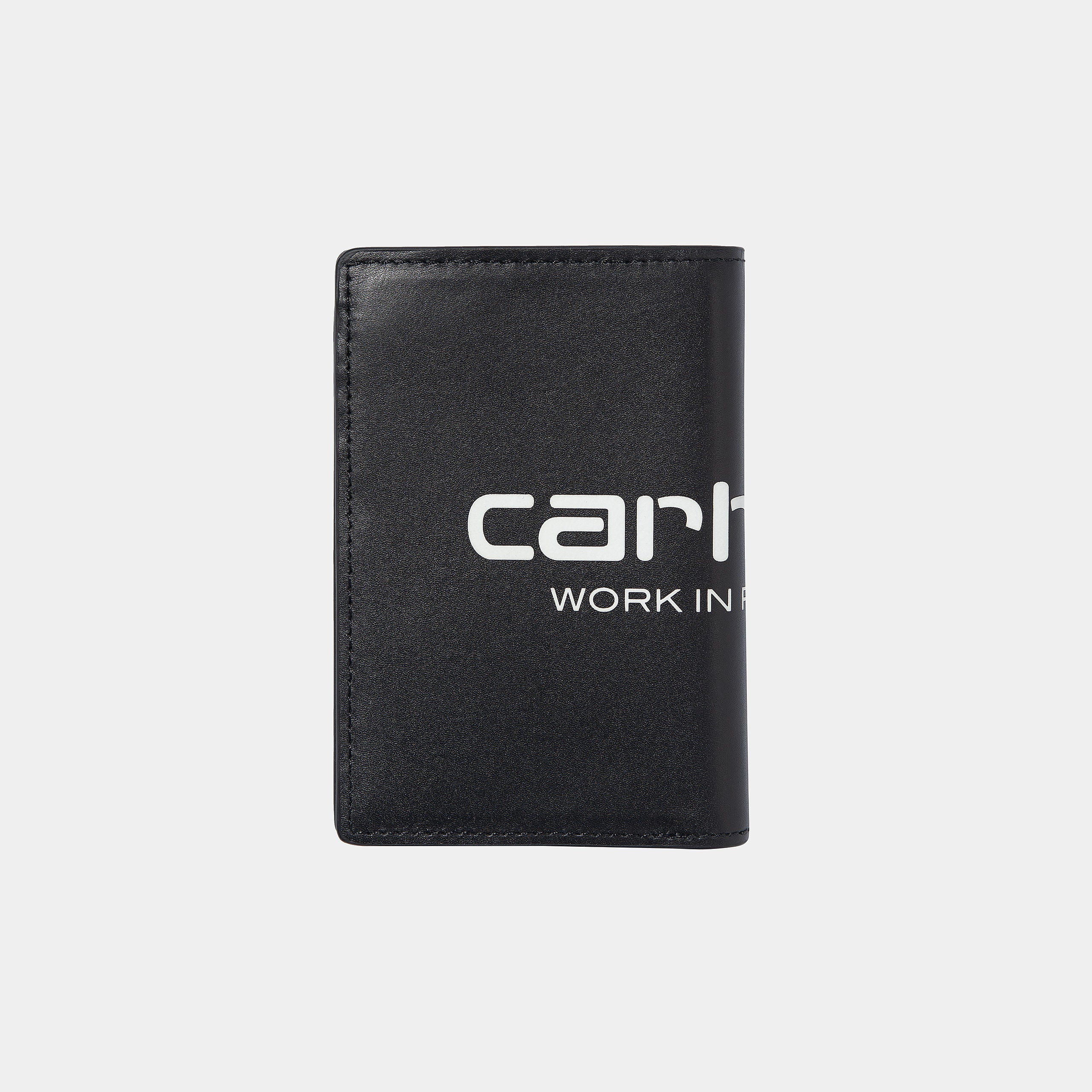 Vegas Vertical Wallet-Black / White-Closed View