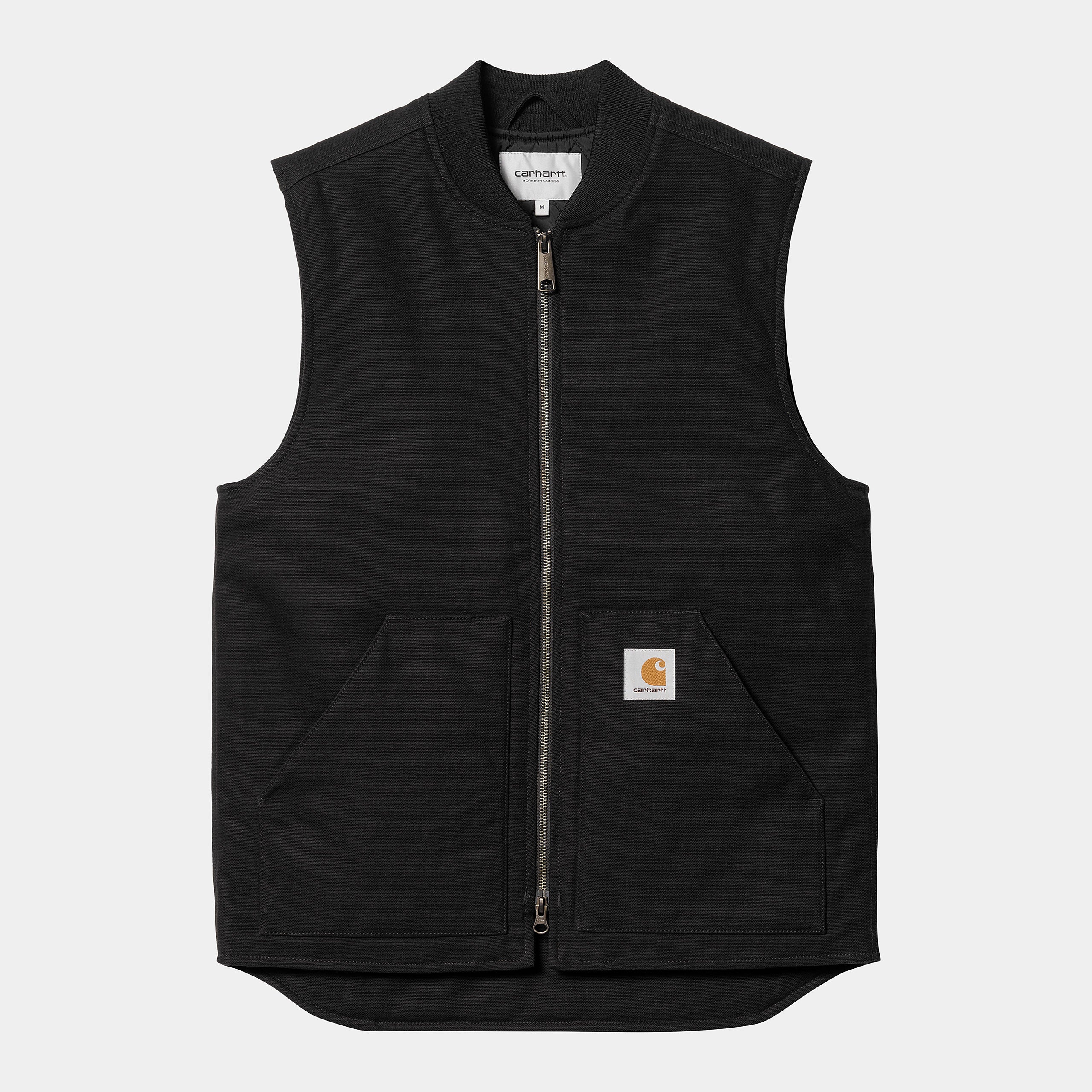 Men's Classic Vest/Gilet-Black-Front View