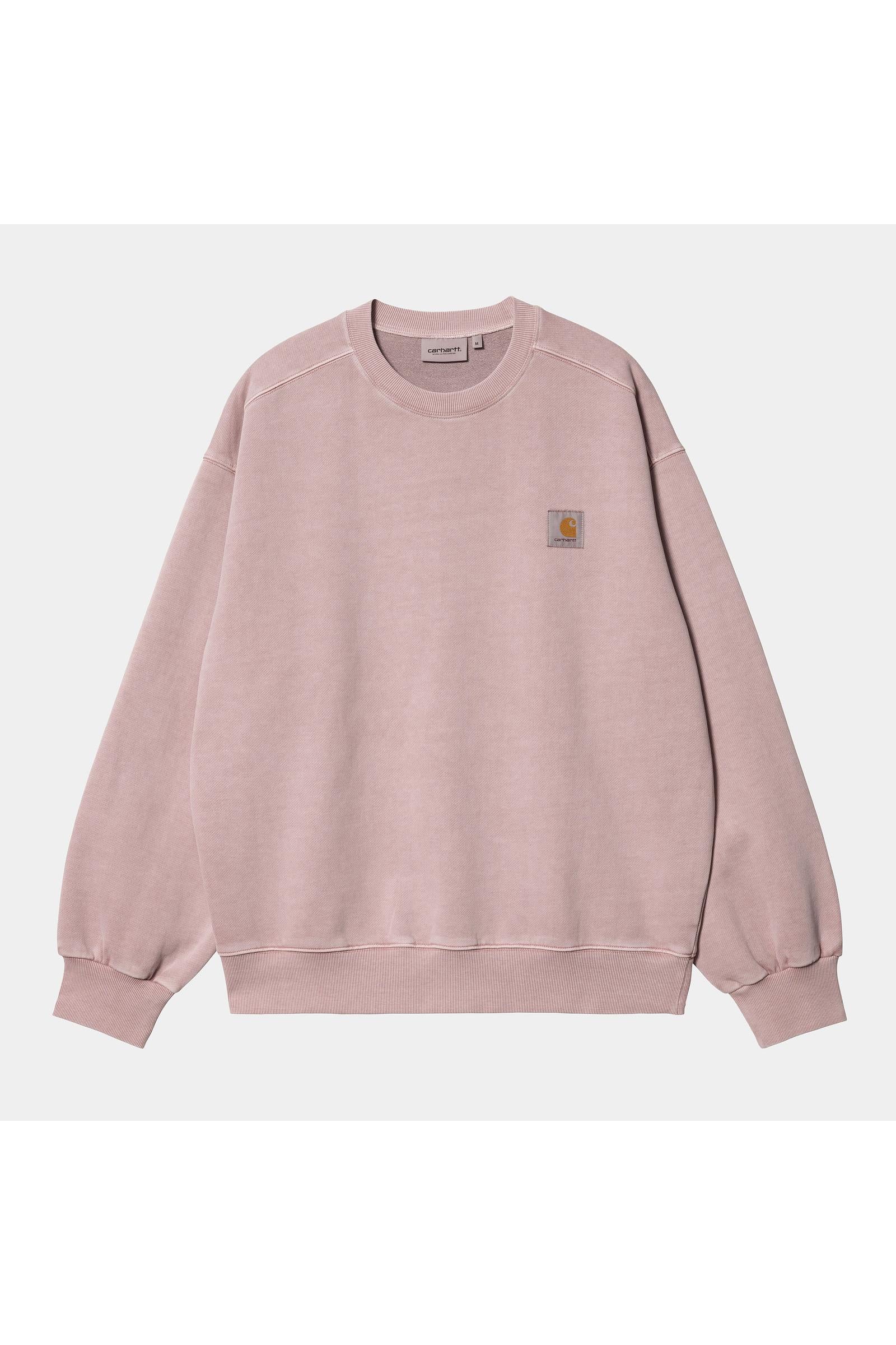 Men's Vista Sweat-Glassy Pink-Ghost Front View