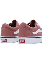 Vans Womens Womens Ward Canvas Night Rose Sneaker Night Rose back view