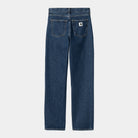 Carhartt WIP W Noxon Pant-Blue Blue flat front view