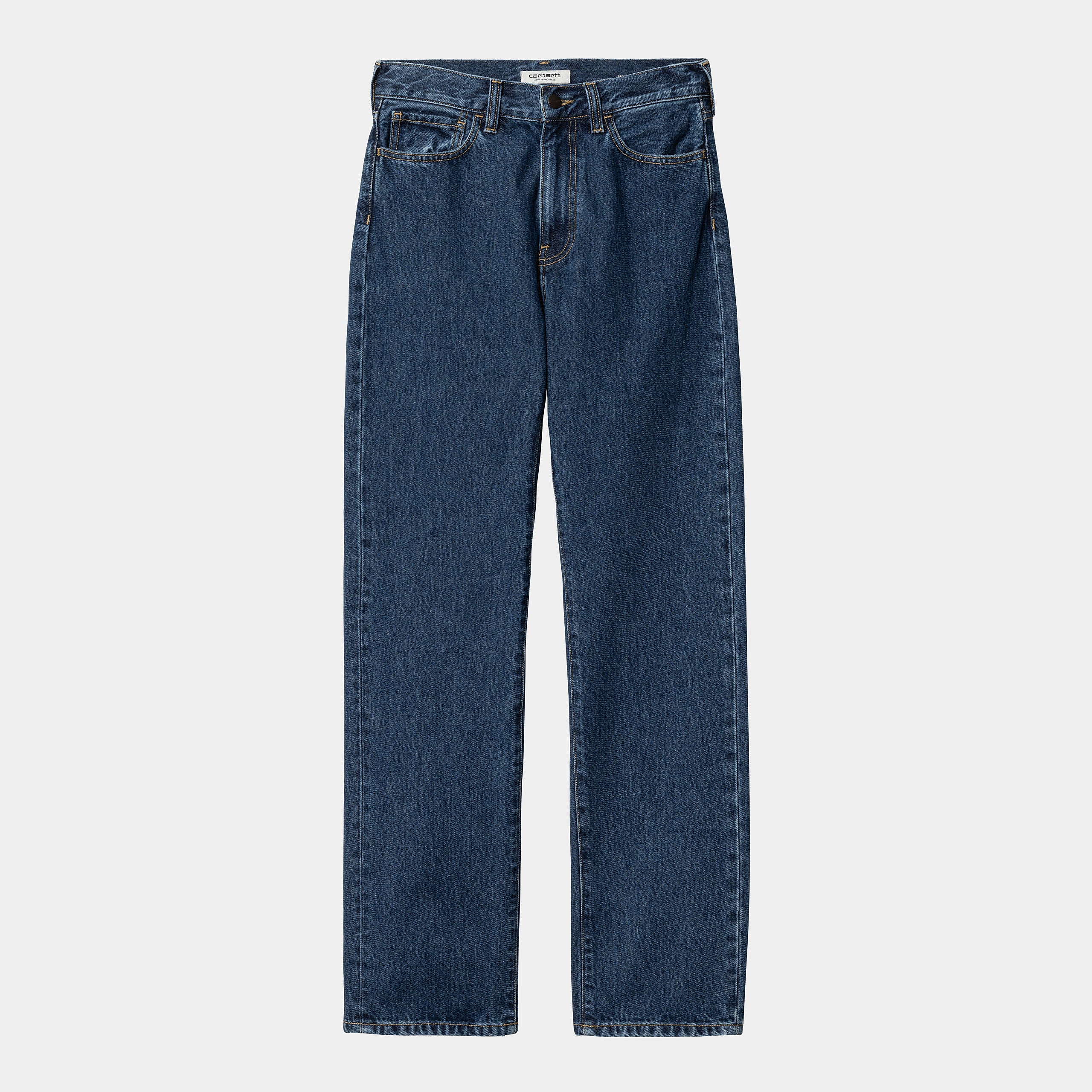 Carhartt WIP W Noxon Pant-Blue Blue side view