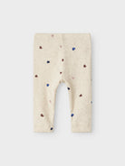NAME IT Nutti Legging-Peyote Melange peyote melange model front view