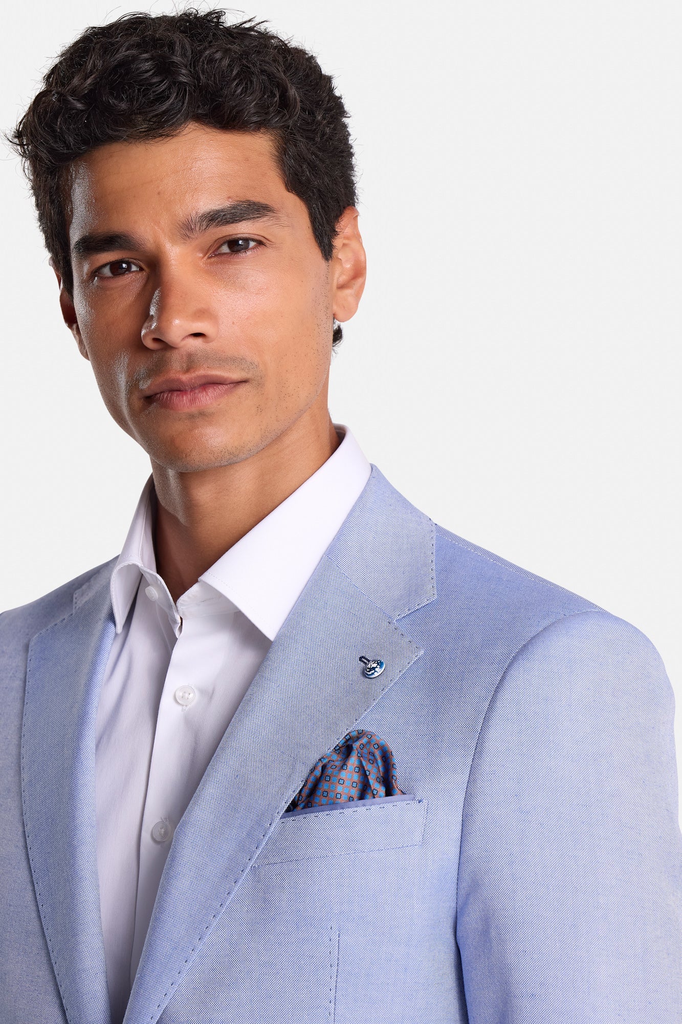 Benetti View 4 of the Oscar Comfort Fit White Shirt 