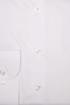 BENETTI Oscar Comfort Fit White Shirt White side view