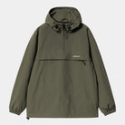 Carhartt WIP Windbreaker Pullover-Turtle / White Turtle / White front view