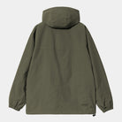 Carhartt WIP Windbreaker Pullover-Turtle / White Turtle / White model front view