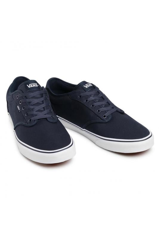 Atwood Navy/White Canvas Trainer