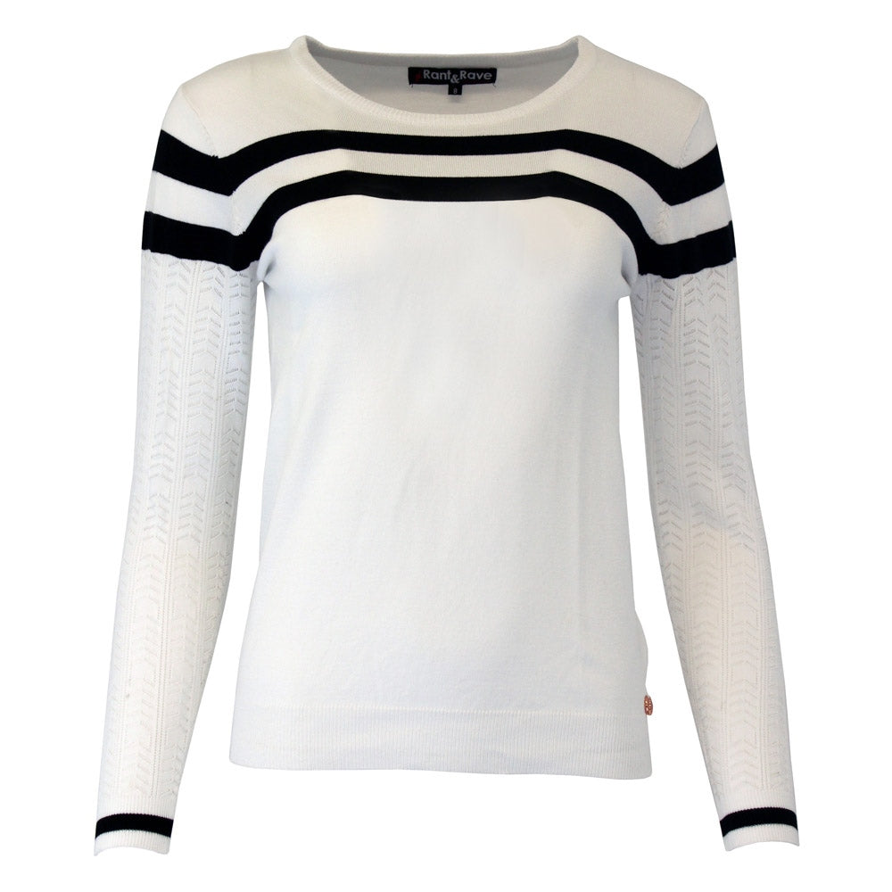 Joanna White Jumper - Front View