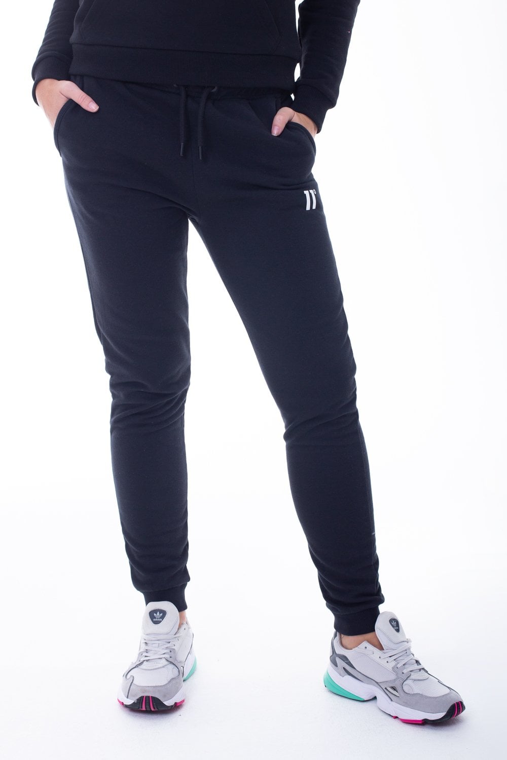 Core Black Womens Joggers - Spirit Clothing