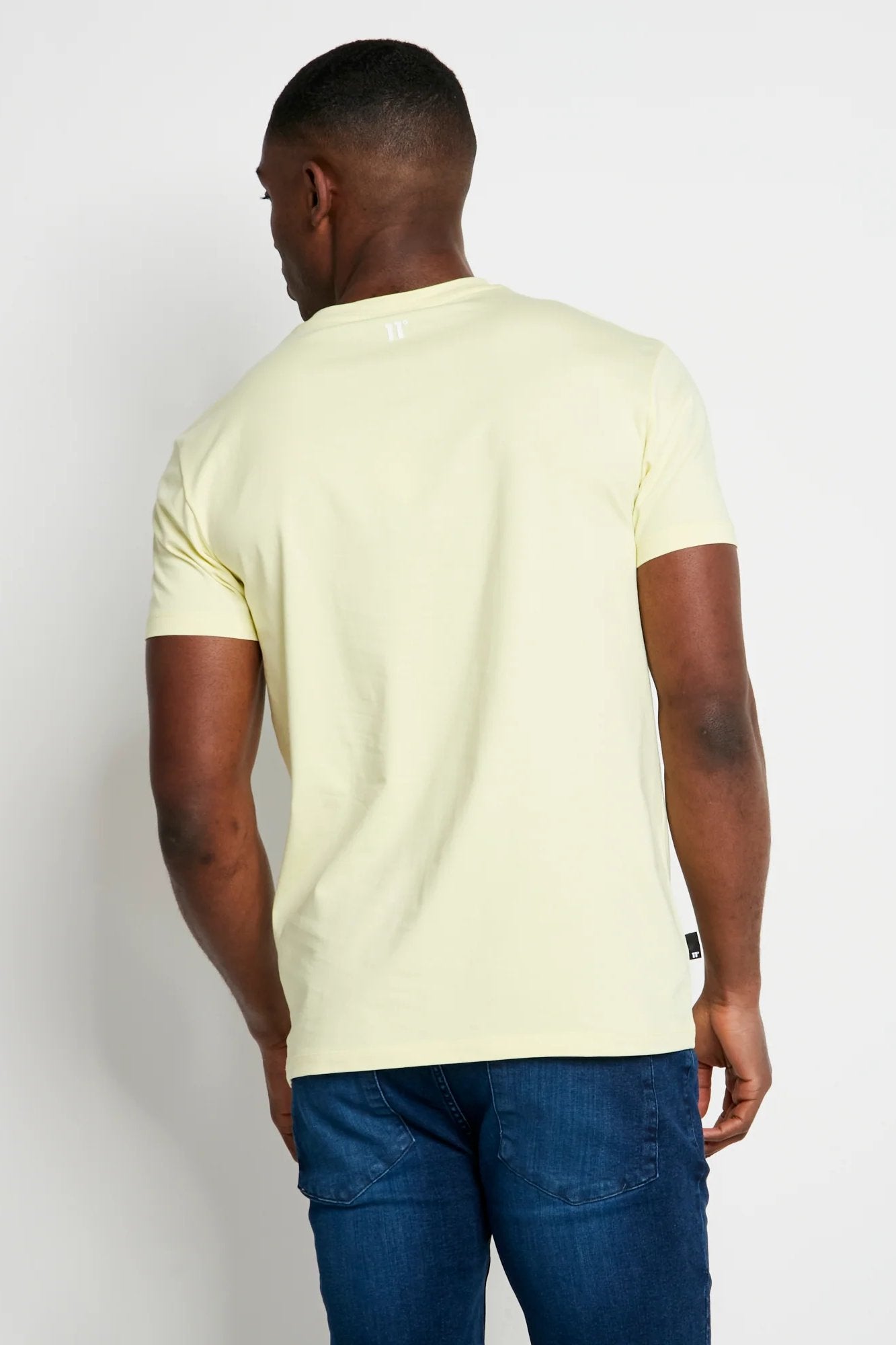 Core Muscle Fit Yellow Sherbet T-Shirt-Back view