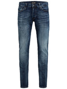 JACK & JONES Glenn Icon 057 Slim Fit Jeans BLUE DENIM back view