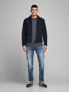 Jack & Jones Mike 411 comfort fit blue jeans side view