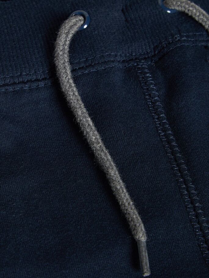 Side view of brushed kid joggers