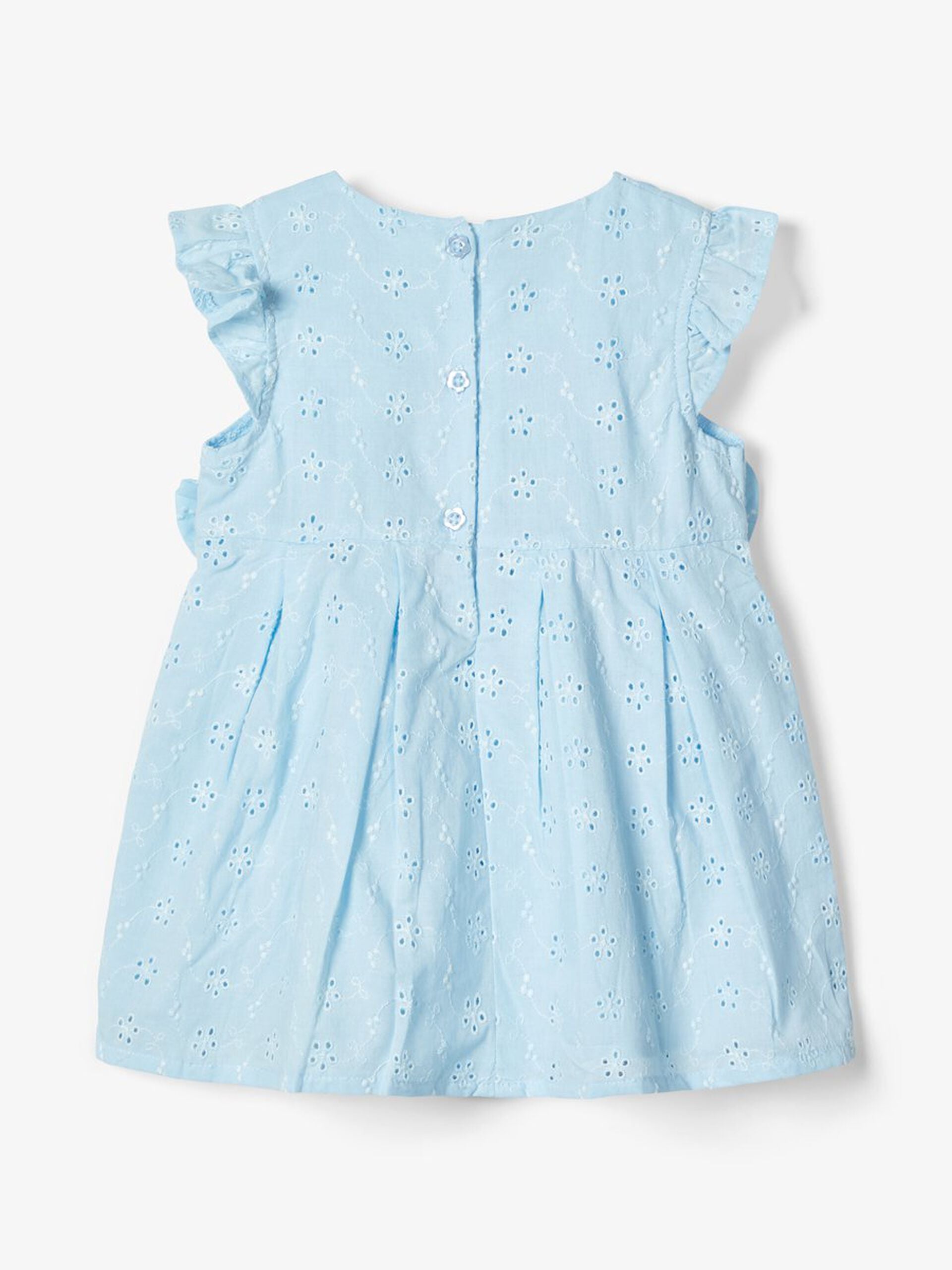 NAME IT Freja Newborn Dress Blue detail view