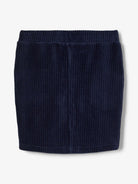 NAME IT Othilde Corduroy Sweat Skirt Navy model front view