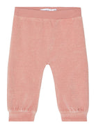 NAME IT Rafine Glittery Pant Newborn Blush front view