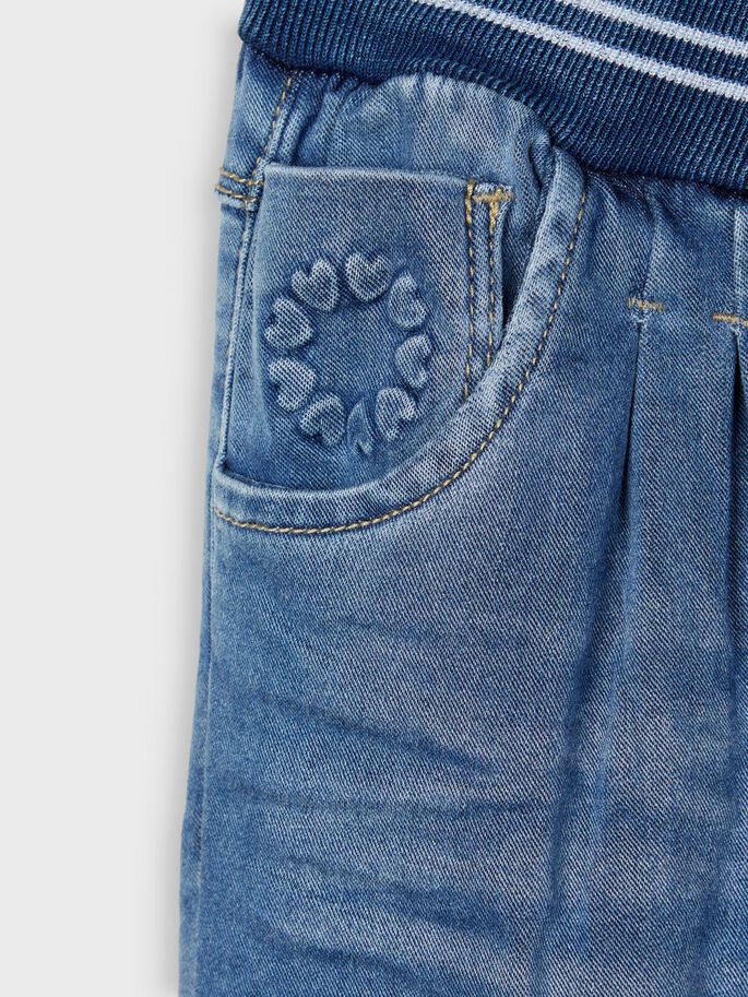 Bib DnmToras Stretch Baggy Jeans pocket