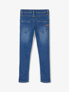 NAME IT Silas Slim Fit 2467 Pant Noos Medium Blue Denim back view