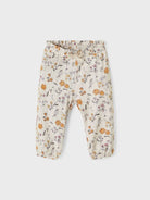 NAME IT Love Floral NB Pant Pink Flower detail view