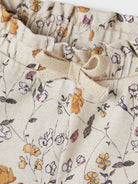 NAME IT Love Floral NB Pant Cream Flower back view