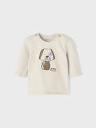 NAME IT Bill LS Top Whisper White model front view