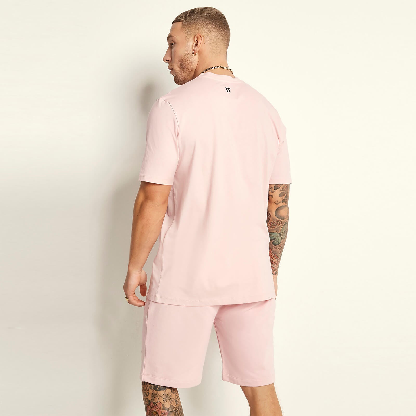 Core T-Shirt Pink Nectar - Model Rear View