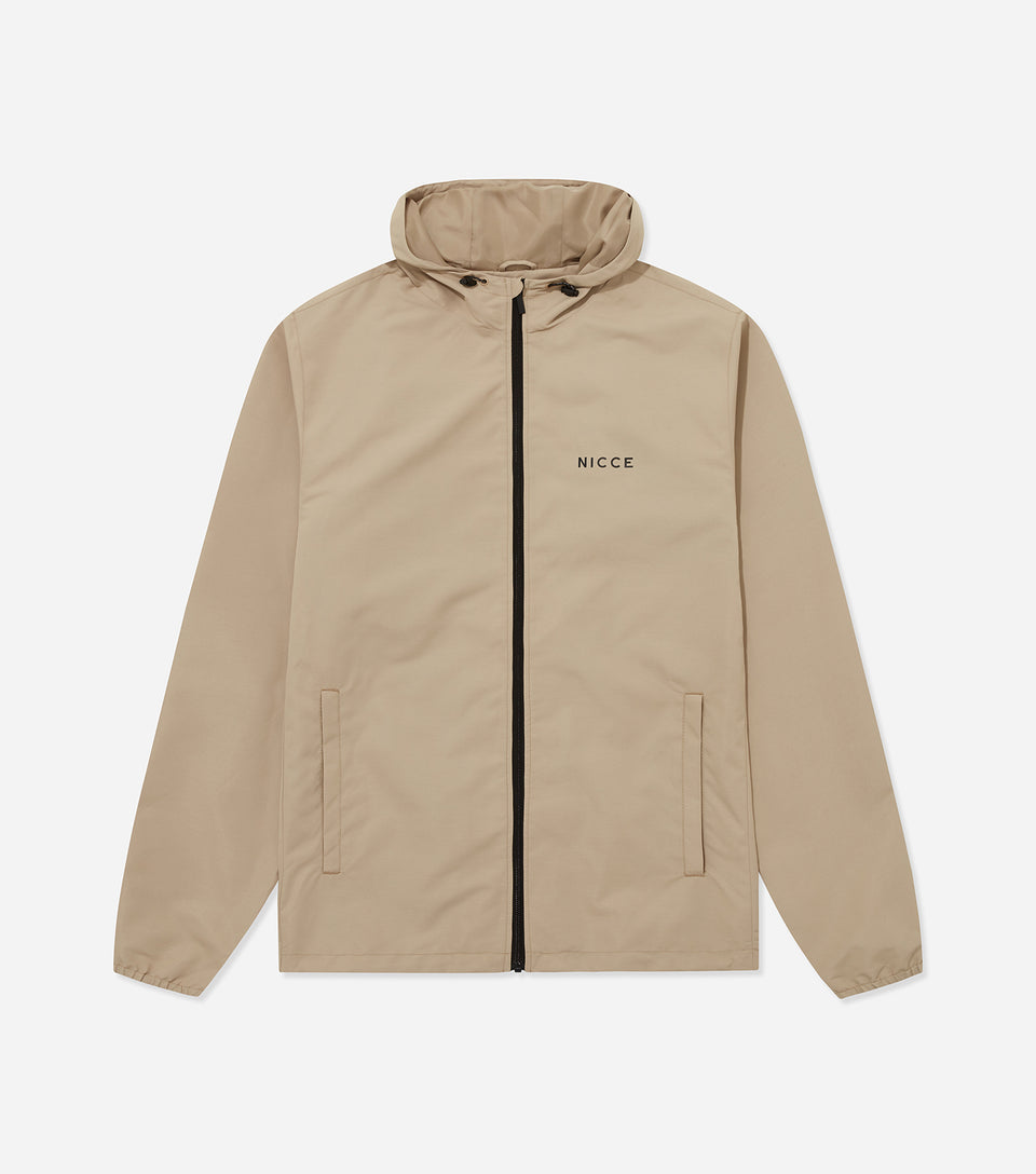 Core Zip Thru Jacket Latte - Front View