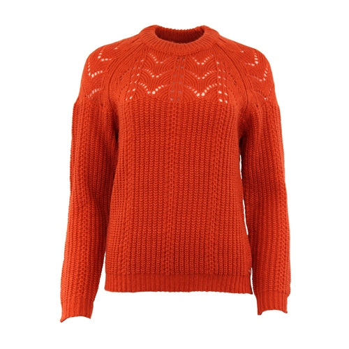 Women's Geraldine Jumper Amber Close Up View