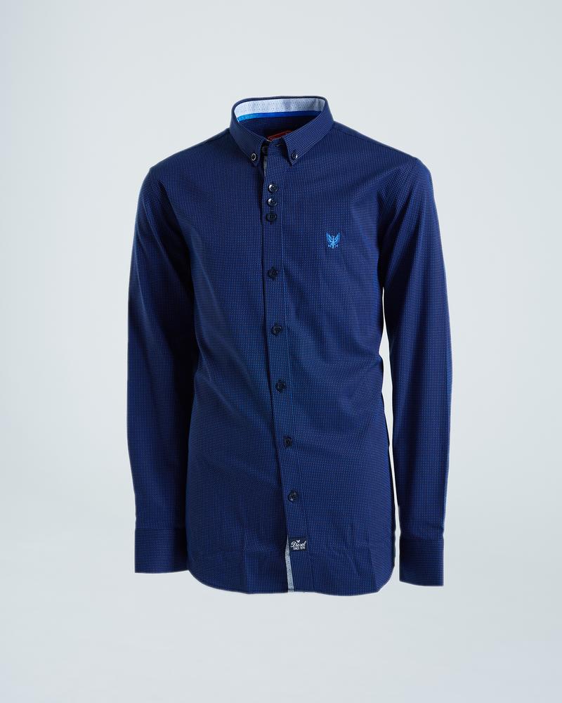 Finn Boys Button Down Pattern Shirt - Spirit Clothing