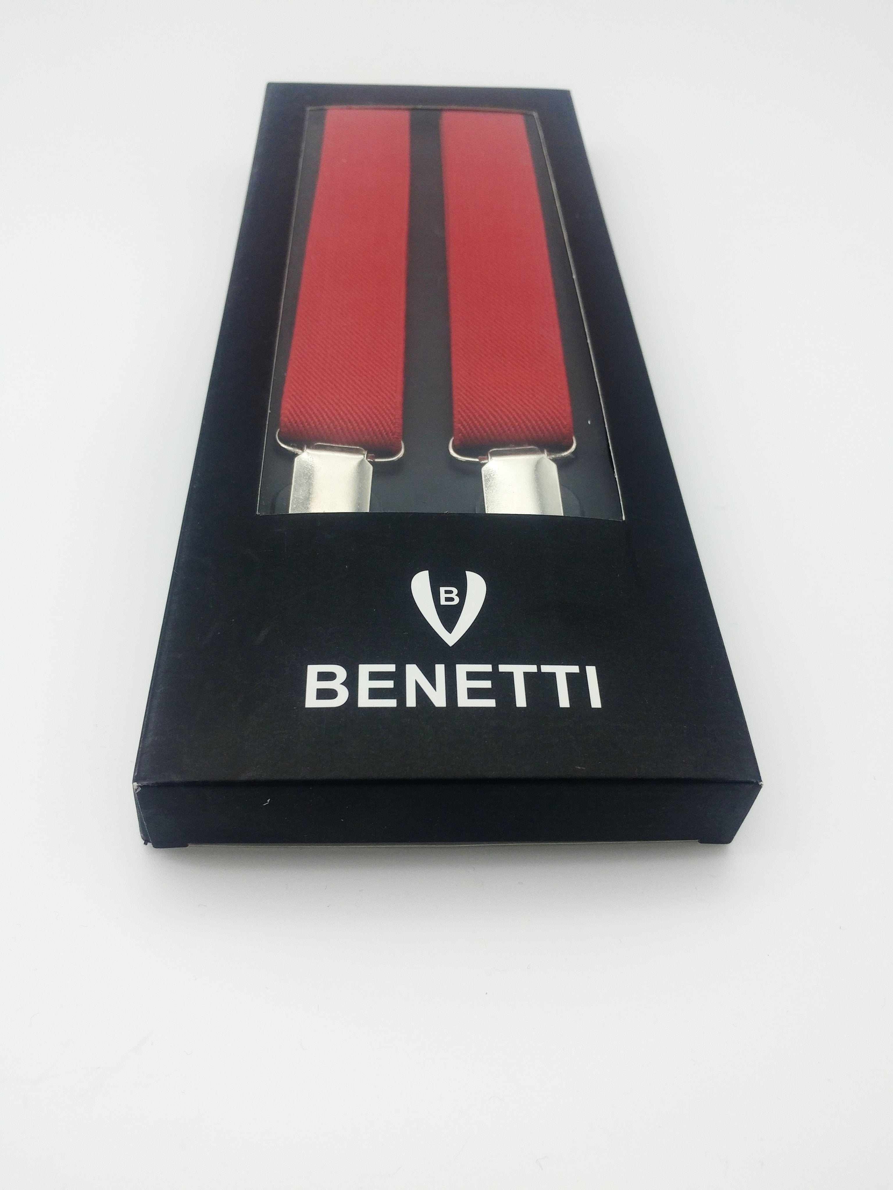 BENETTI Men's Braces by Benetti RED/DOT detail view