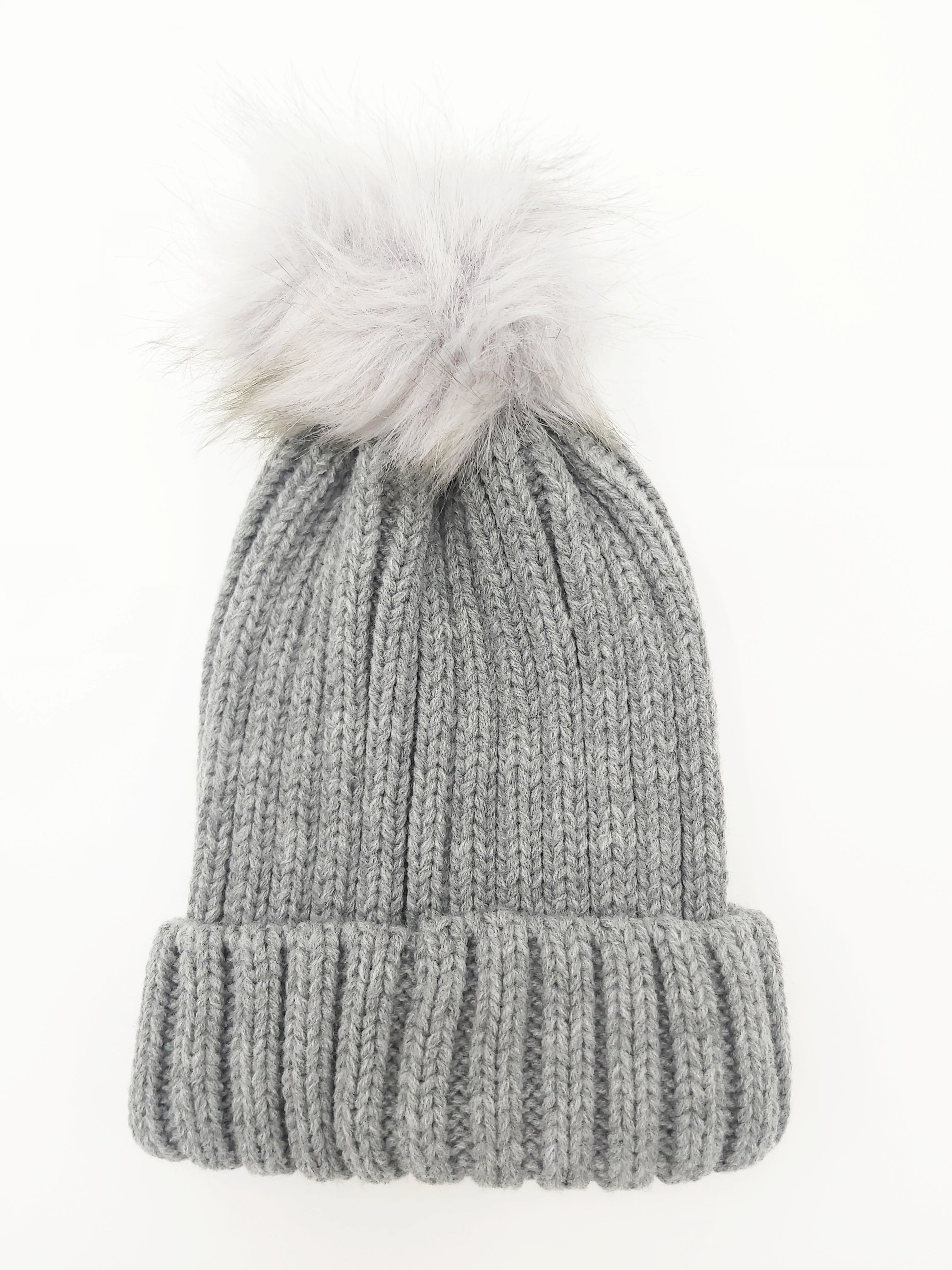 RANT & RAVE LADIES Clarissa Grey Melange Hat Grey Melange model front view