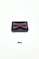 Zazzi Boyswear Zazzi Boxed Grain Boys Bow & Pocket Square Green detail view