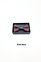 Zazzi Boyswear Zazzi Boxed Grain Boys Bow & Pocket Square Green side view