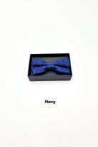 Zazzi Boyswear Zazzi Boxed Grain Boys Bow & Pocket Square Green view 11