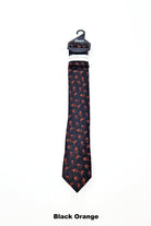 Zazzi Boyswear Zazzi Pattern Kid Boys Tie & Pocket Square Blue Pink view 11