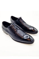 6TH SENSE Eton Mens Formal Shoe Black BLACK front view