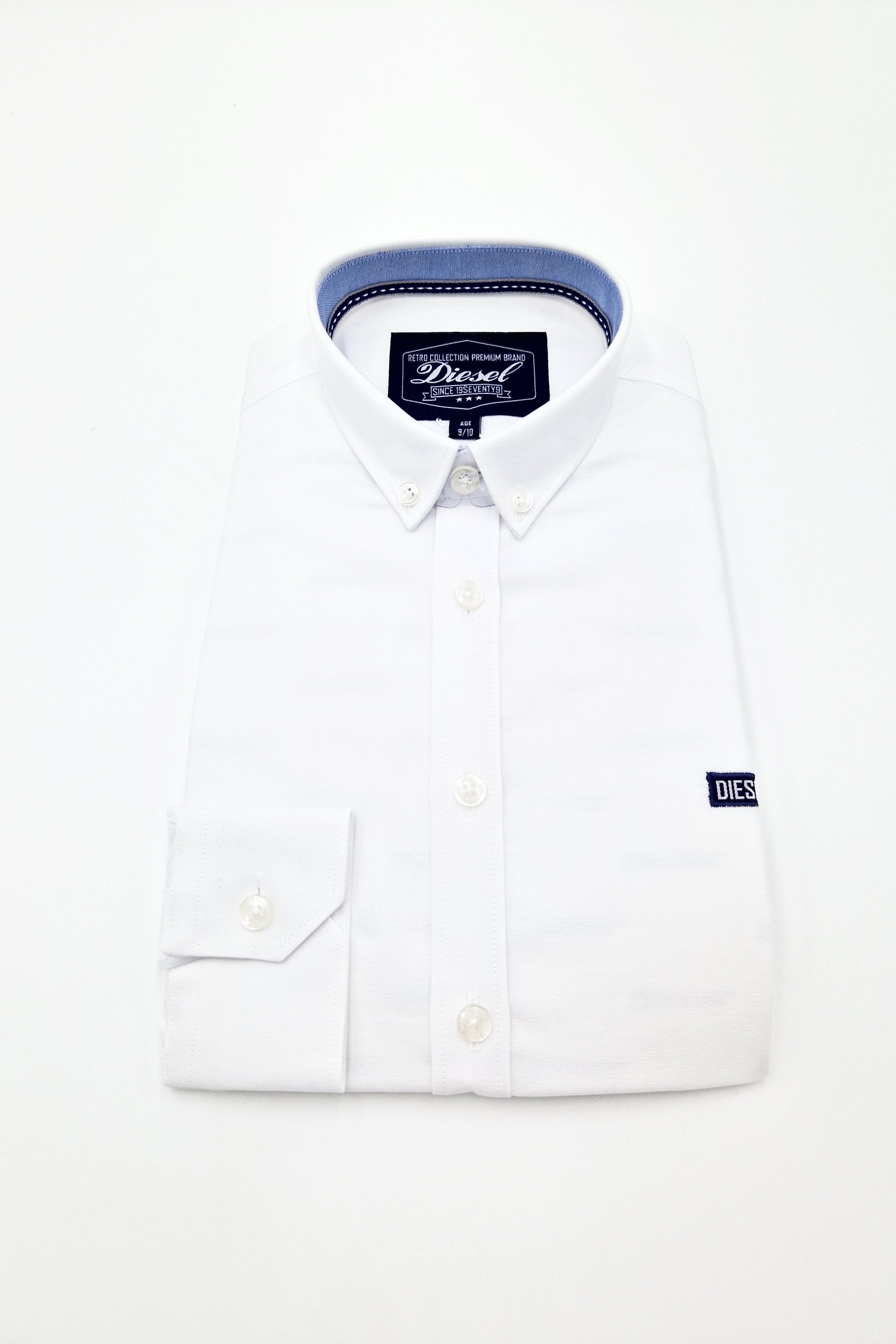 Tiernan Boys Shirt White DKB-925 002