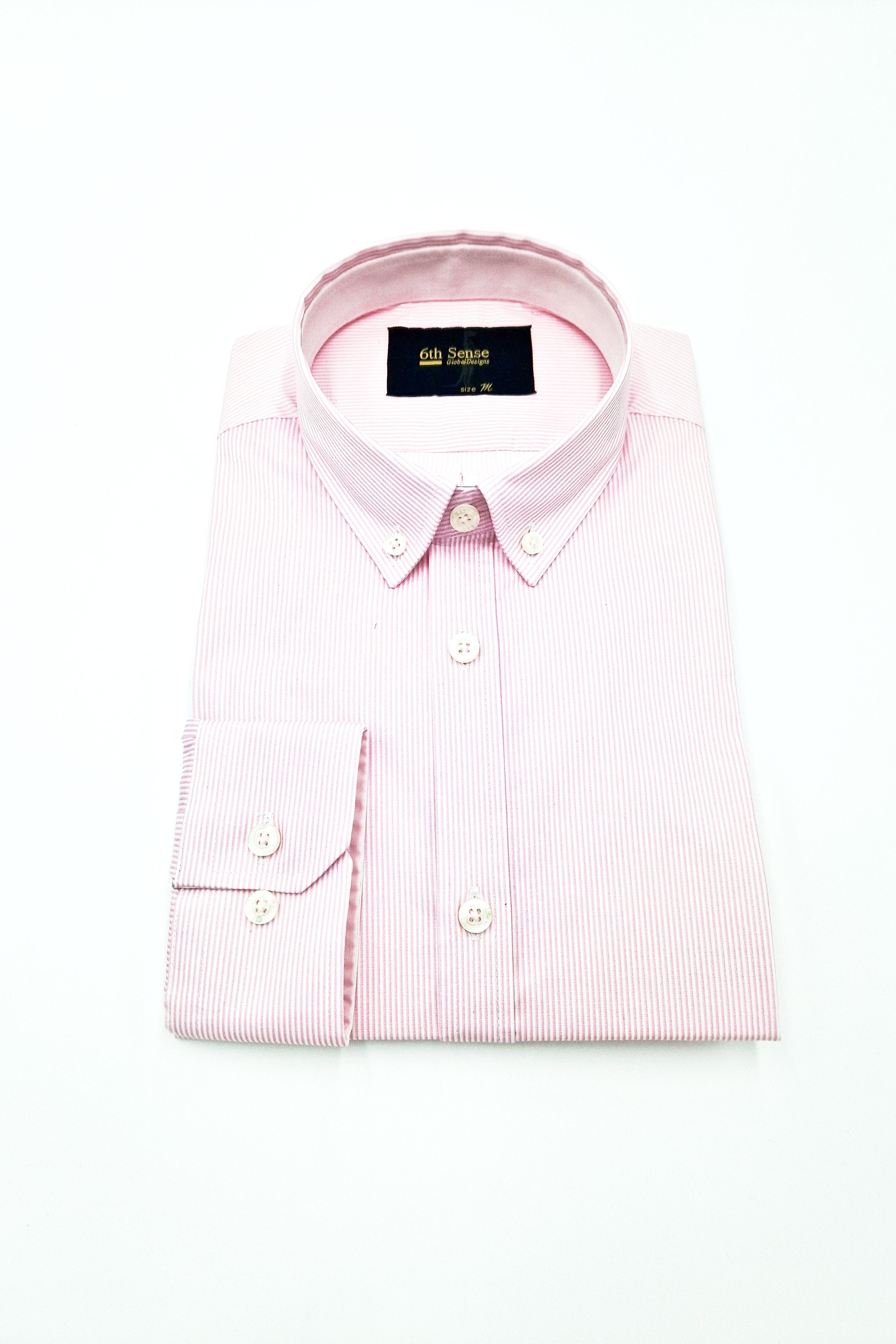 BD Pink Stripe Pattern Shirt 231-Shirt-BD-Stripe-5