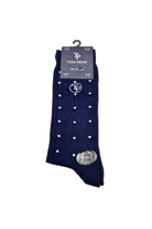 Tom Penn White Diamond Socks nvy