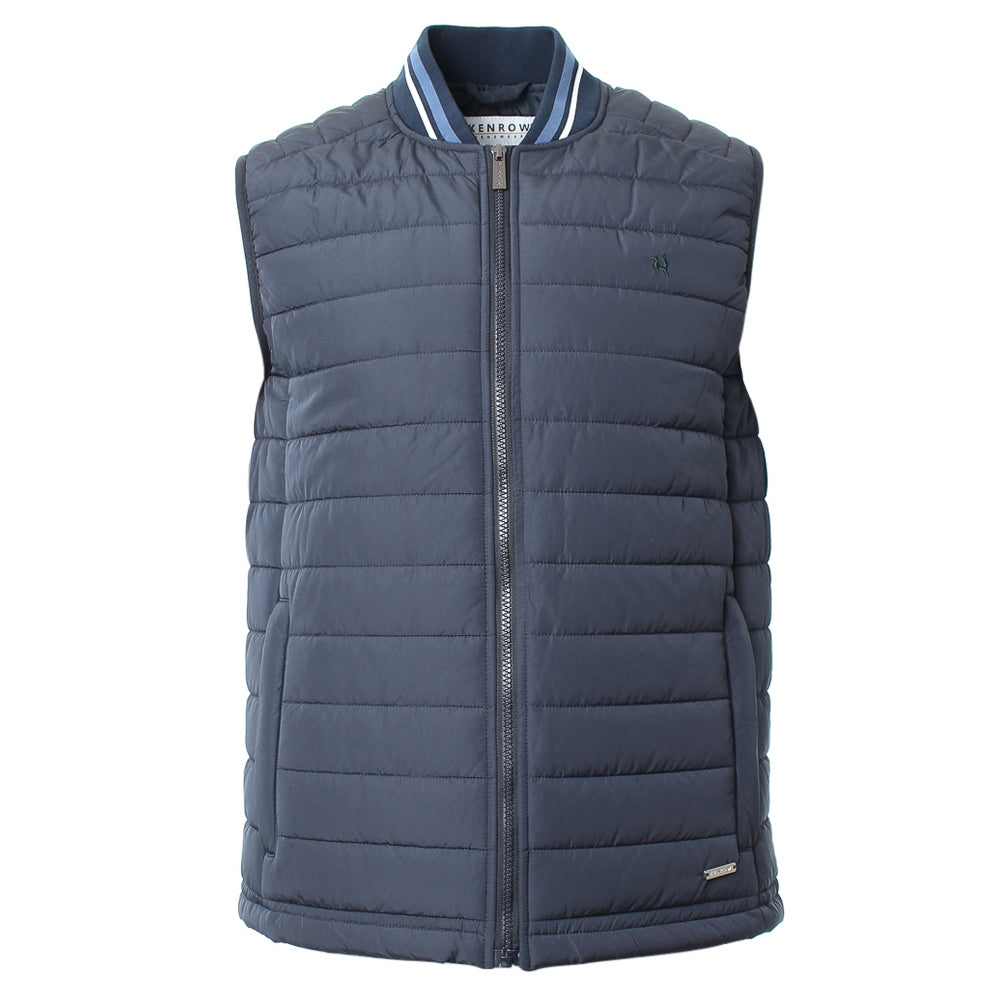 Cory Navy Gilet/Bodywarmer front