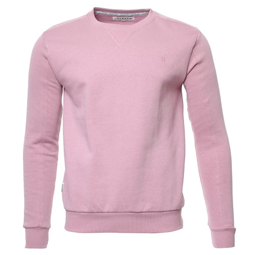 Men's Aidan Pink Sweater-Ghost Front View