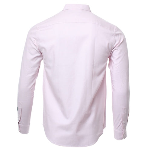 Men's Fallon Pink Shirt-Ghost Back View
