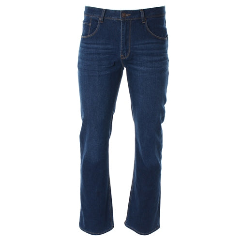 Men's Rory Mid Indigo Bootcut Jean-Ghost Front View
