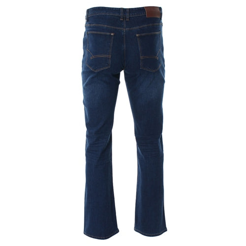 Men's Rory Mid Indigo Bootcut Jean-Ghost Back View