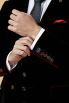 MARC DARCY Hudson Black Velvet Jacket BLACK side view