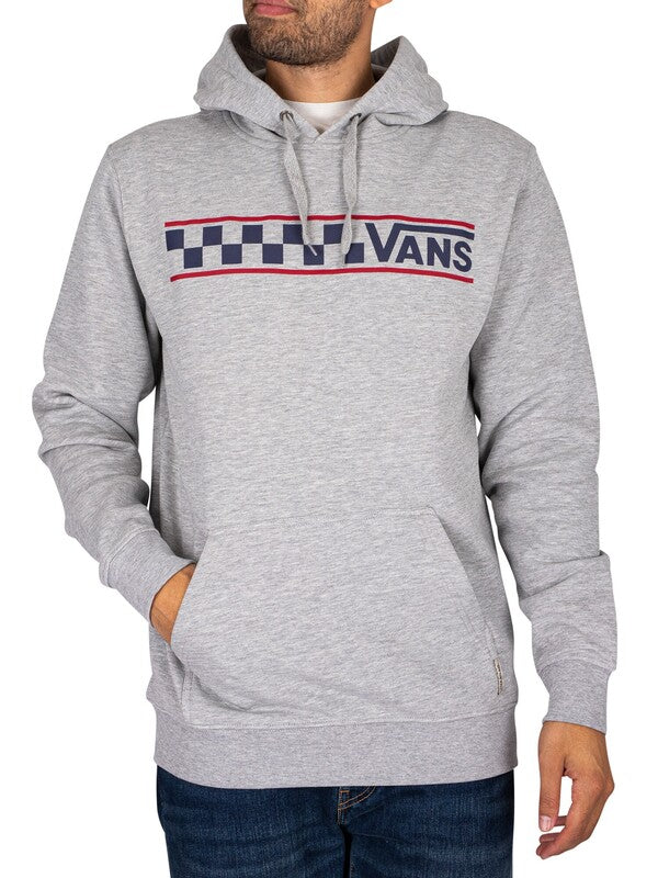 Stackton Stripe Over the head hoodie grey heather 