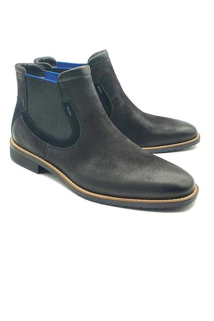 Dubarry Santos Black Chelsea Boot Black front view