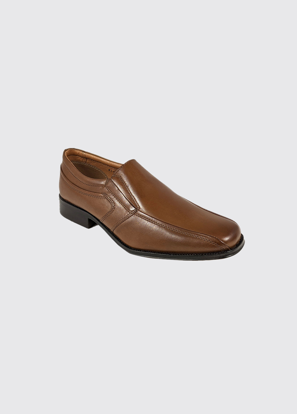 Dubarry Declan Tan Wide Fit Slip On Shoe Tan model front view